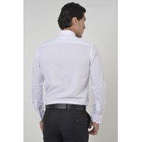  Beyaz Klasik Yaka Slim Fit Gömlek 